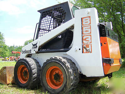 92 bobcat 853 skid steer loader skidloader diesel 58HP