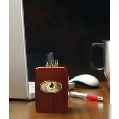 Washington redskins paper clip holder