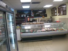 Deli case display refrigerator cooler, 120 inches