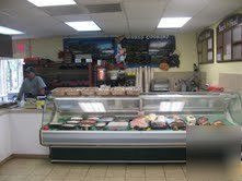 Deli case display refrigerator cooler, 120 inches