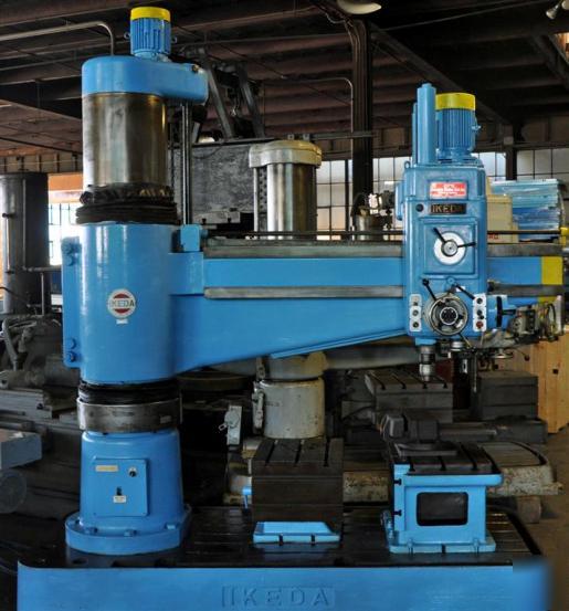 Radial arm drill ikeda rma-1800 radial drilling machine