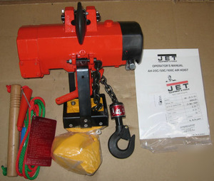 Pneumatic air hoist 1/4 ton 10 ft lift jet ah-25C