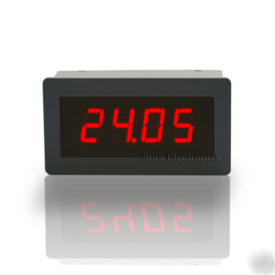 Red dc 7V-30V volt panel meter doesn't require a power