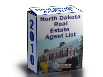 2010 north dakota real estate agent list 2000 agents nd