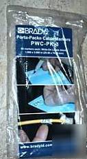Brady porta-pack cable markers pwc-pk-3 60 markers