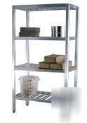 New age all-welded shelving t-bar 3-tier 24 x 60 x