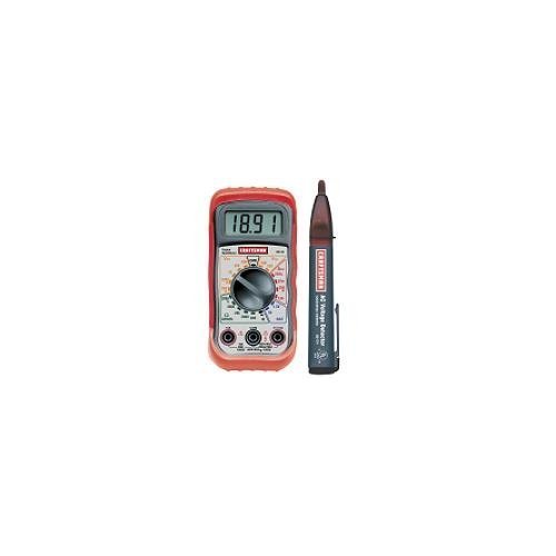 New craftsman digital multimeter w/ac voltage detector 
