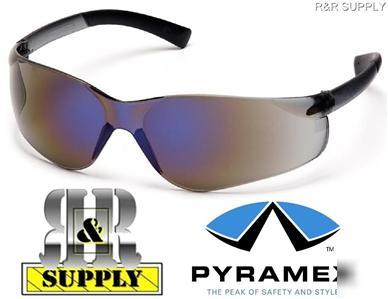 Pyramex mini ztek blue mirror safety glasses lot of 12