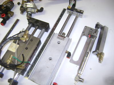 Ass. lot of smc, parker, clippard pneumatic cylanders