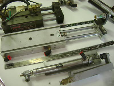 Ass. lot of smc, parker, clippard pneumatic cylanders