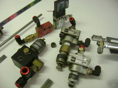 Ass. lot of smc, parker, clippard pneumatic cylanders