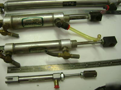 Ass. lot of smc, parker, clippard pneumatic cylanders