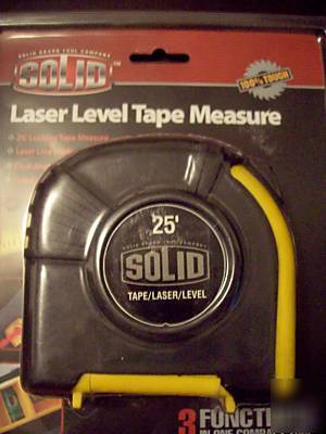 New 25' solid laser level tape measure