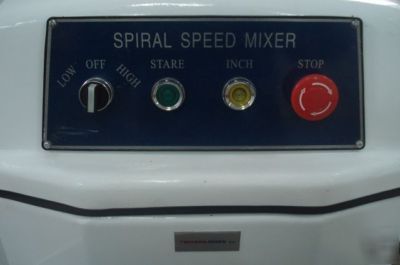 New spiral mixer 30 l for bread pizza brand 