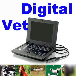 Veterinary vet ultrasound machine/scanner/system rectal