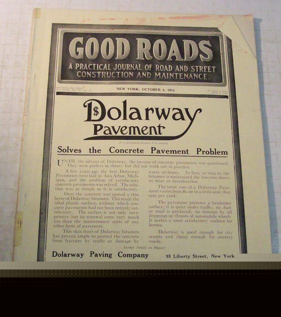 Good roads 1912 construction magazine vol.42, no.14