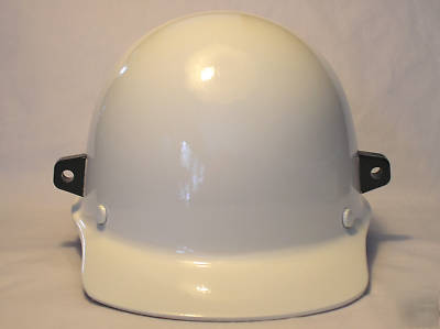 New msa skullgard fiberglass hard hat w/ suspension 