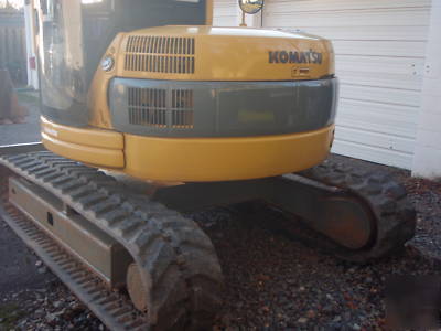 Komatsu PC75UU2 a/c and radio