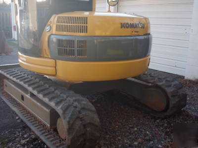 Komatsu PC75UU2 a/c and radio