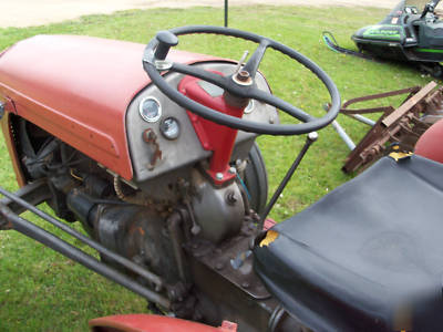 Massey ferguson 20 tractor drag and disc 