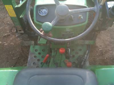 Jd john deere 650 4X4 compact tractor loader landscape