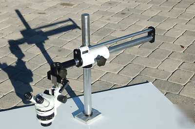 Wild heerburg leica M5A stereo microscope+precison boom