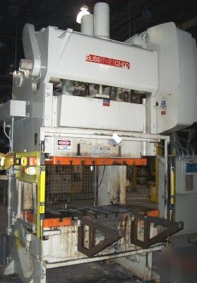 100 ton bliss double crank gap frame press, mdl. C2-100