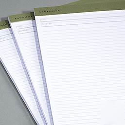 New levenger *3* full page ruled pads-letter * *
