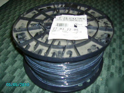 16 gauge tffn/mtw black wire - 2500' spool