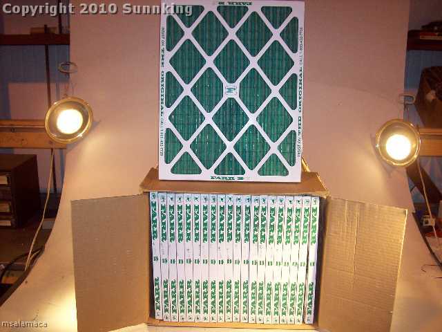 Case of 20 camfil farr 30/30 kpm air filter 20