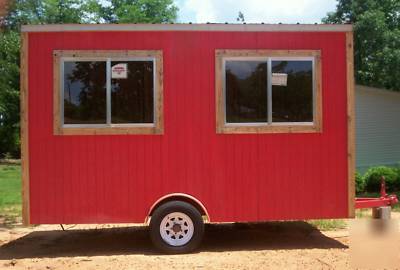 Custom built concession trailer unfinished 