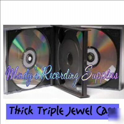 Triple jewel case for 3 cd dvd *holds graphics* buy 1