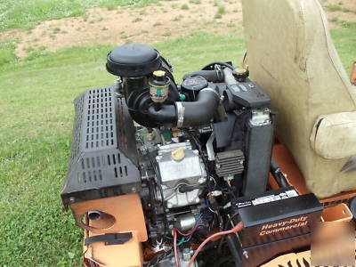 Scag turf tiger kawasaki efi zero turn commercial mower