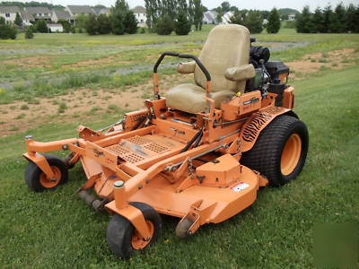 Scag turf tiger kawasaki efi zero turn commercial mower