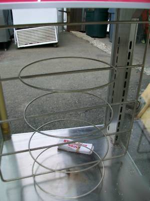 2 door hatco pizza display warmer heated rotating rack 