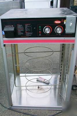 2 door hatco pizza display warmer heated rotating rack 
