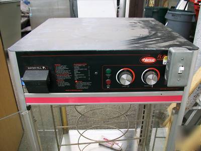 2 door hatco pizza display warmer heated rotating rack 