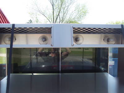 3 tier hardt food/chicken merchandiser warmer 