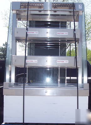 3 tier hardt food/chicken merchandiser warmer 