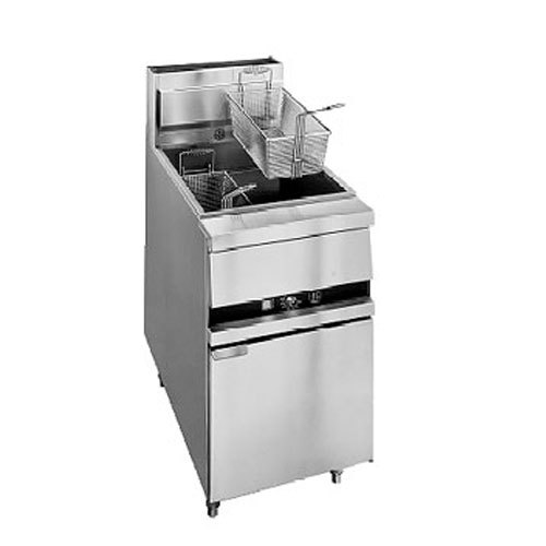 Anets 18E fryer, 70 - 100 lb. oil capacity, gas, 150,00
