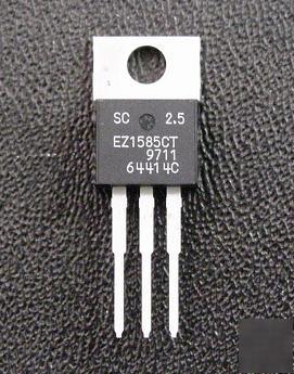 EZ1585CT-2.5 pos voltage regulator fixed to-220 qty 10 