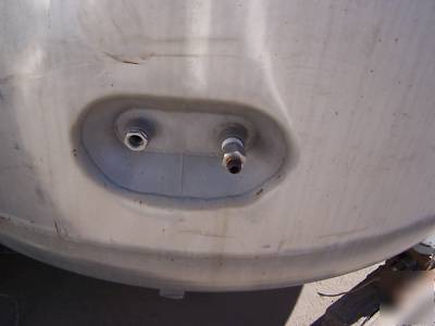Jacketed 1250 gal stainless mixing tank $3250.00