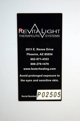 Revitamed system therapeutic infrared light pilt lllt