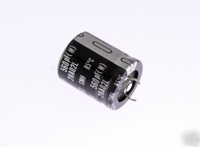 560UF 180V snap-in mount electrolytic capacitor 560MFD 