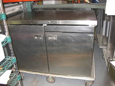 Servolift piper stainless steel food service carts 