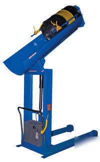 Hydraulic drum dumper - portable, dump ht. 60