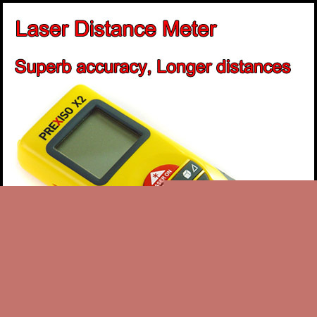 Lcd handheld laser distance meter measurer measuring