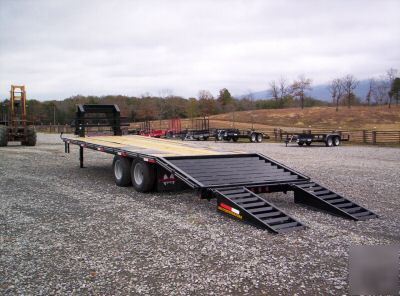 New 2010 20'+5'-tandem dual equipment gooseneck-10 ply