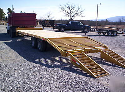 New 2010 20'+5'-tandem dual equipment gooseneck-10 ply