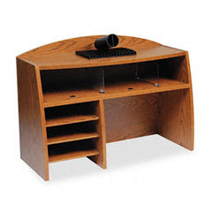 Buddy products wood 4SHELF unit